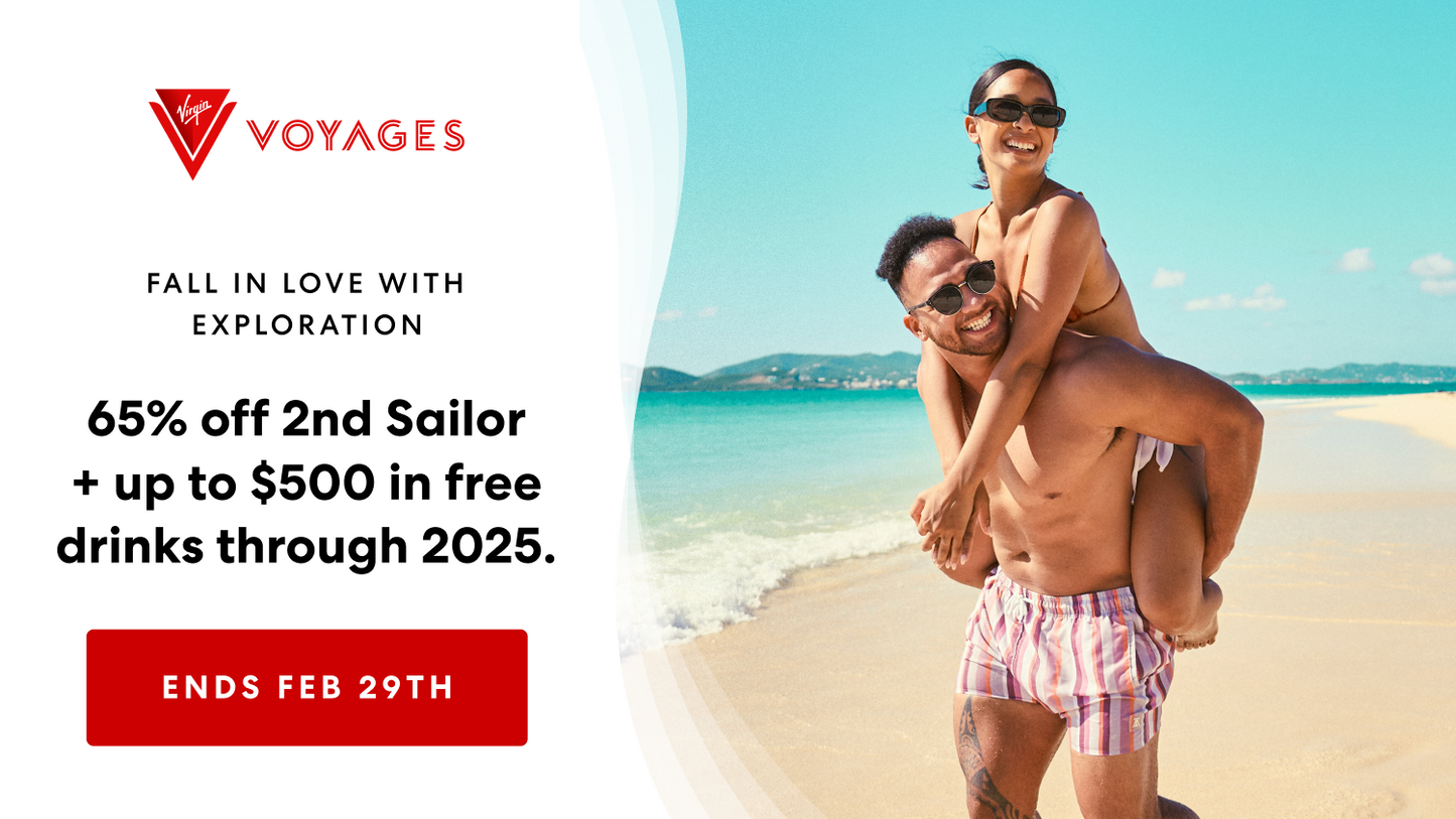 Virgin Voyages February - Fall In Love With Exploration