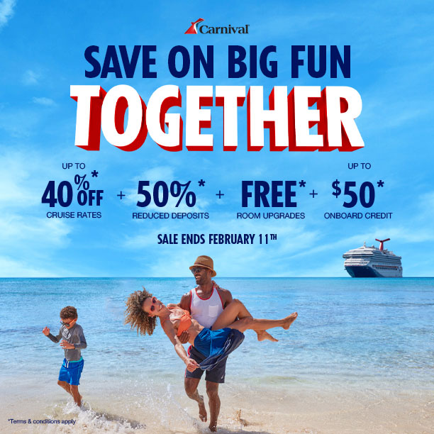 Carnival Cruise Early Saver Bonus Sale!